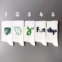 جوراب ساقدار الیت نوشته دار سری fun