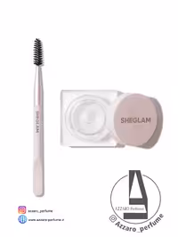 ژل ابرو کاسه ای SHEGLAM set me up hold شیگلم   اپلیکاتور دو طرفه حجم 5 گرم