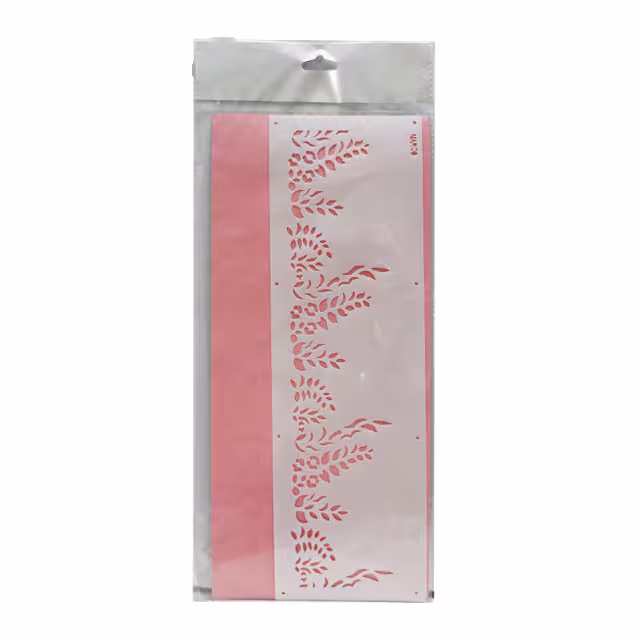 شابلون و استنسیل کیک طرح حاشیه مدل گل کد 103