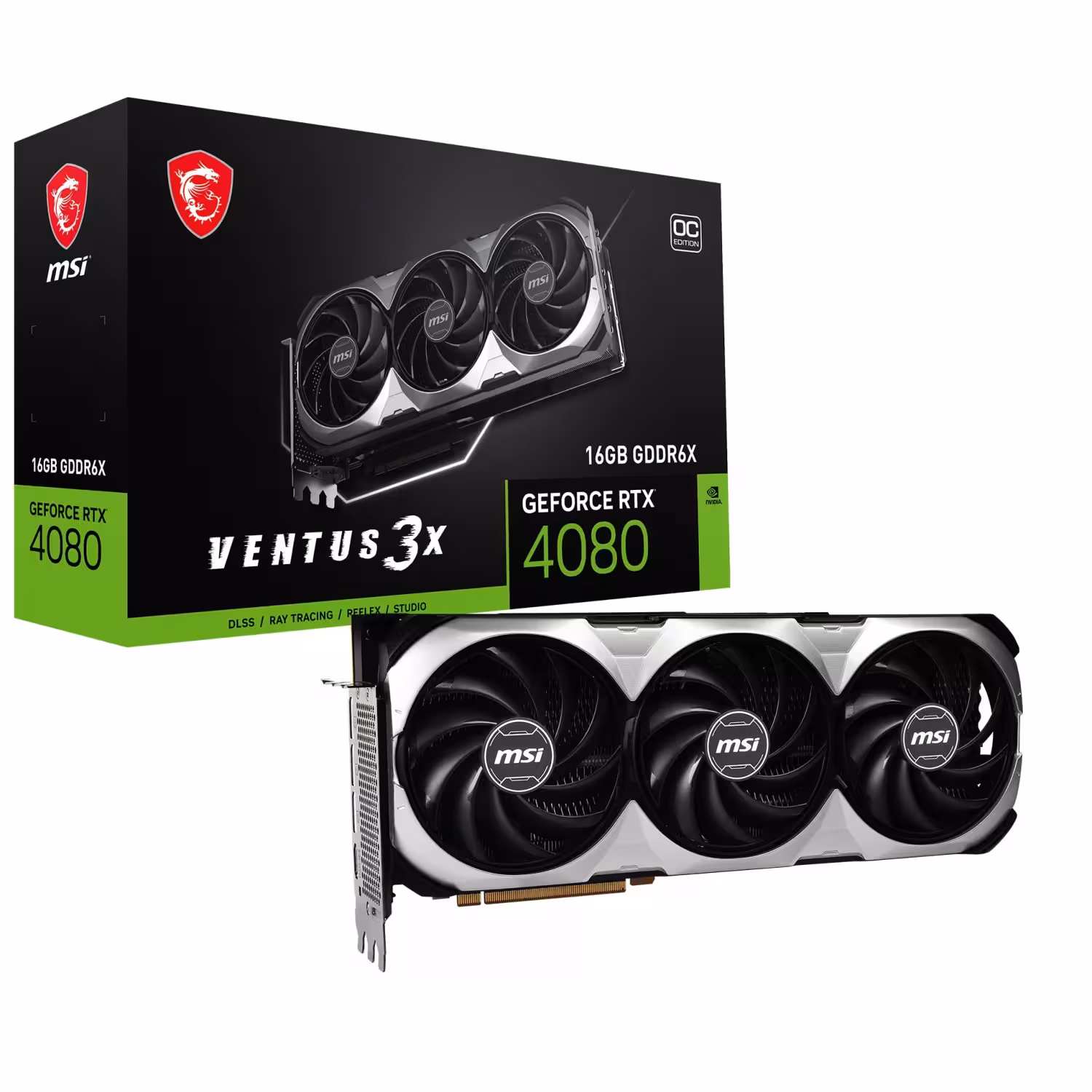 کارت گرافیک ام اس آی GeForce RTX 4080 16GB VENTUS 3X OC