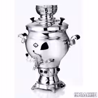 سماور گازی ارس سیمین 8.5 لیتری برنجی عالی نسب