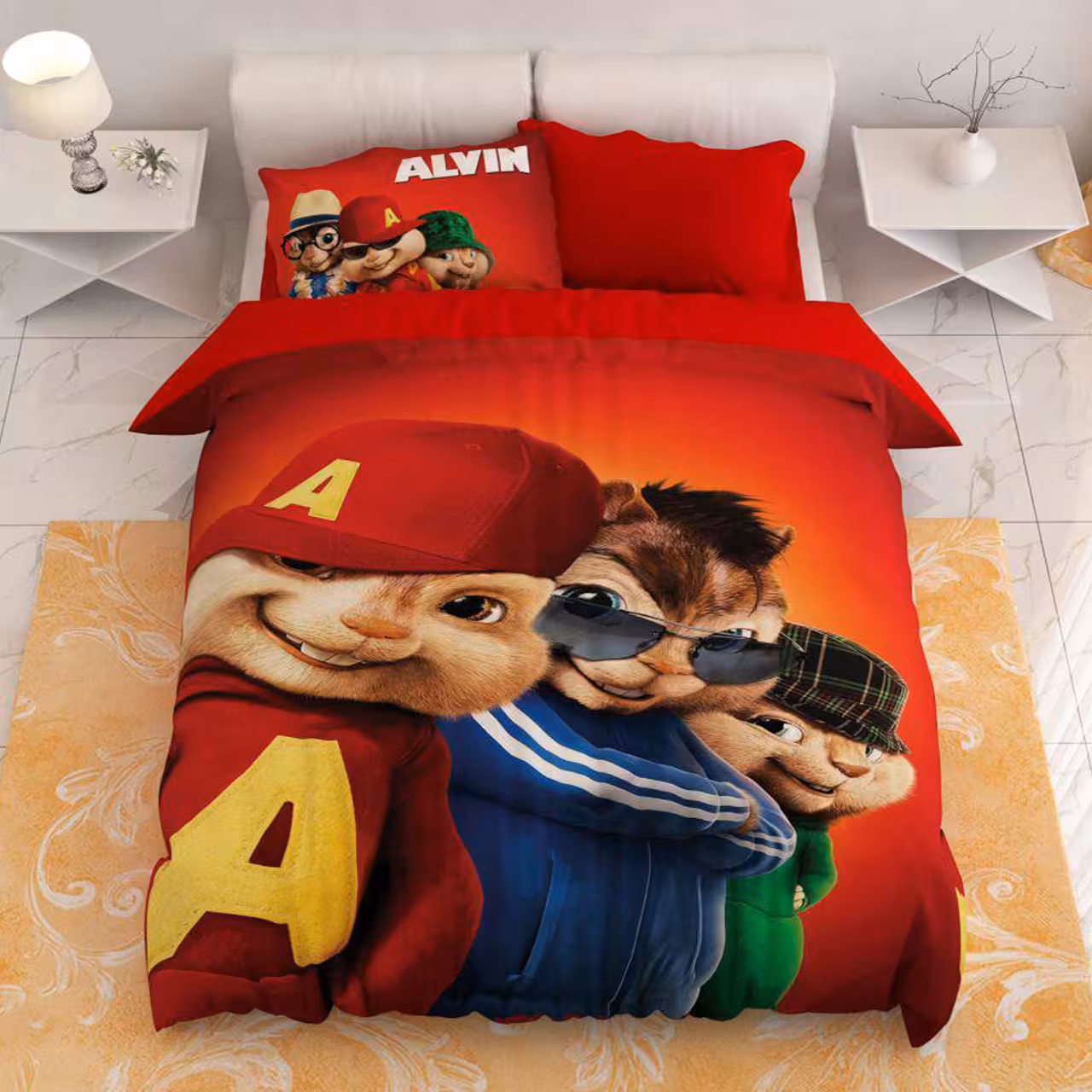 سرویس لحاف روتختی ترکسان یک نفره 4 تیکه کد D65