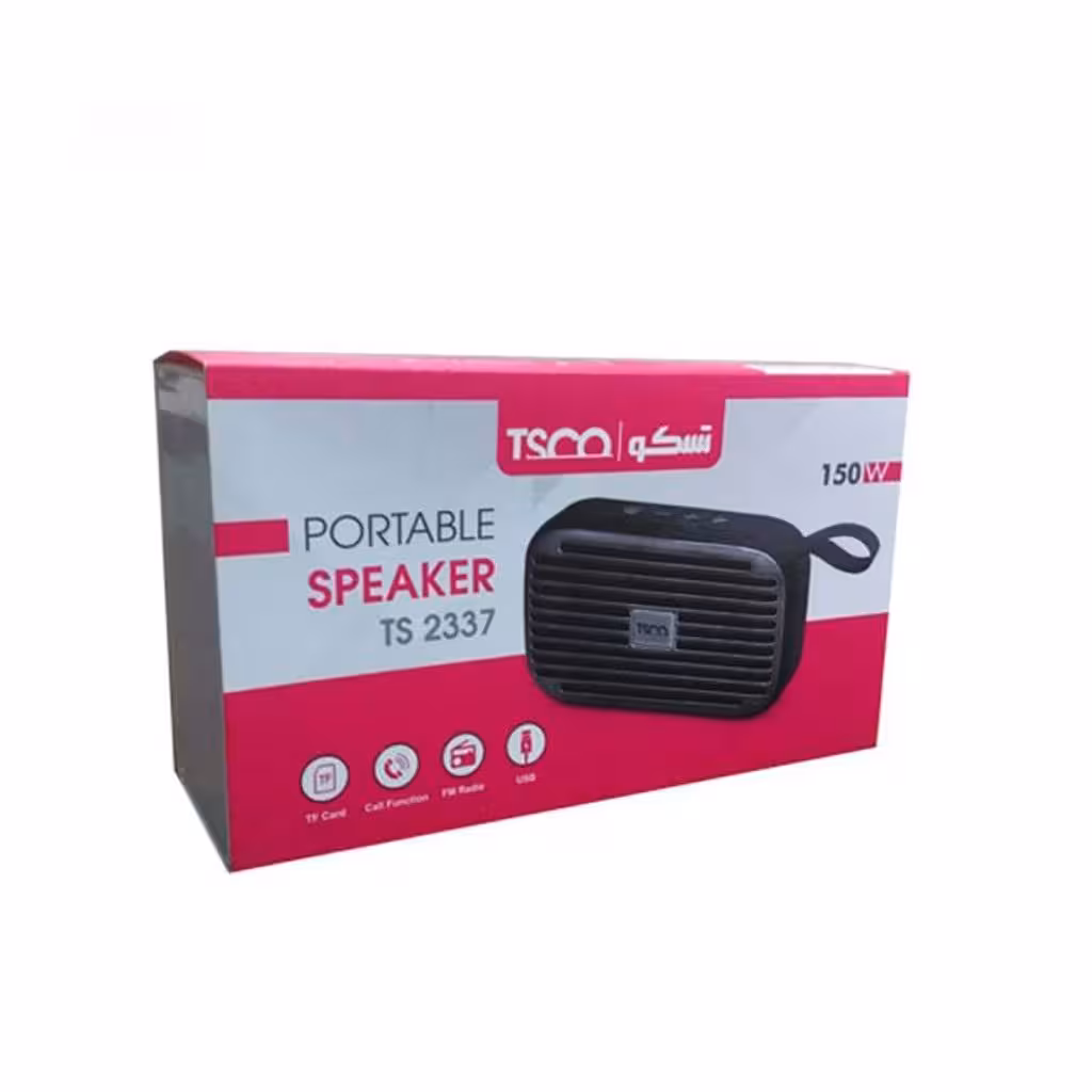 اسپیکر بلوتوثی قابل حمل تسکو مدل TS 2337