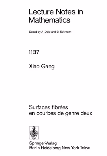 خرید و دانلود نسخه کامل کتاب Surfaces fibrées en courbes de genre deux