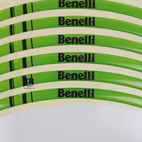 برچسب دور رینگ موتورسیکلت benelli بنلی سبز