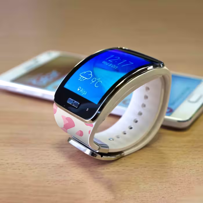 برچسب ماهوت طرح Army_Pink مناسب برای ساعت هوشمند سامسونگ Galaxy Gear S