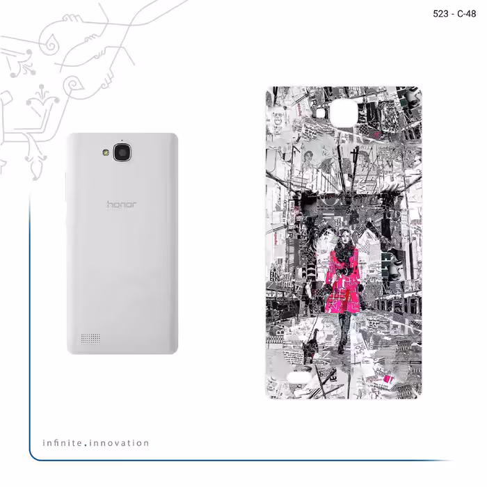 برچسب پوششی ماهوت مدل Collage of Catwalk Bridge مناسب برای گوشی موبایل آنر 3C