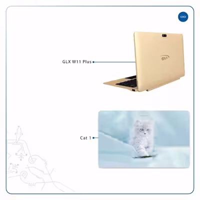 برچسب پوششی ماهوت مدل Cat-1 مناسب برای تبلت جی ال ایکس W11 Plus