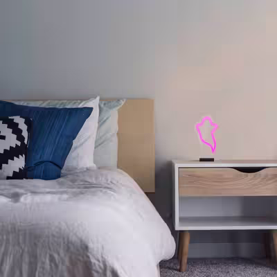 چراغ رومیزی مدل ریموت دار GHOST-GL_PN-GLASS