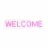 چراغ دیواری نئون دیزاین طرح Welcome_PN