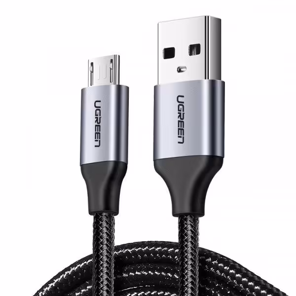 کابل تبدیل USB 2.0 به MICROUSB 2.0 یوگرین مدل US290 طول 2 متر