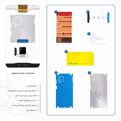 برچسب پوششی ماهوت مدل Fencing-FullSkin مناسب برای گوشی موبایل سامسونگ Galaxy M22