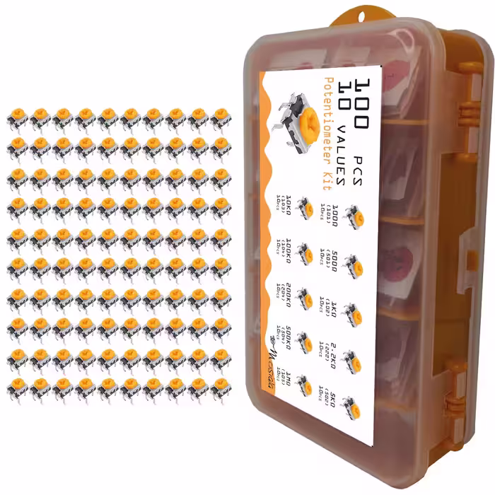 مقاومت پتانسیومتر موسیالا کد MOS01 بسته 100 عددی