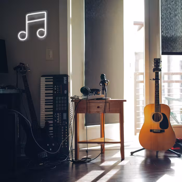 چراغ دیواری نئون دیزاین طرح Chang_WHT