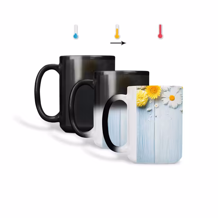 ماگ حرارتی طرح گل 