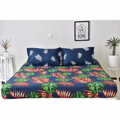 سرویس ملحفه بومرنگ مدل Hawaii-A2P160 دونفره 3 تکه