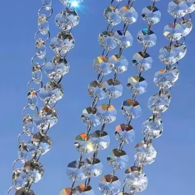 پرده آریا کریستال مدل کوتاه و بلند سایز 120x270 سانتی متر