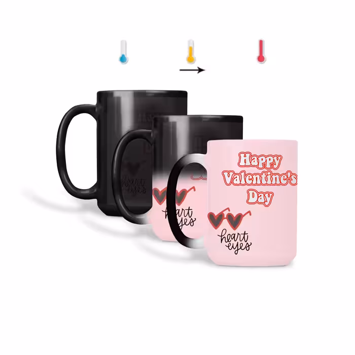 ماگ حرارتی طرح اسم حامد مدل قلب روز عشق