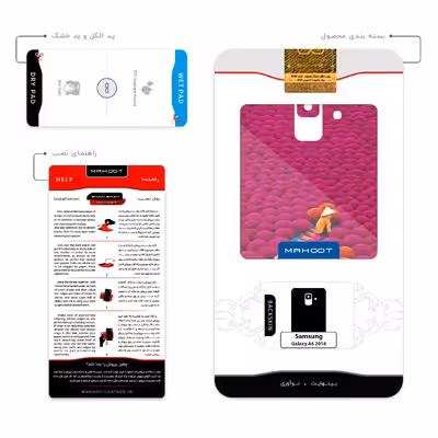 برچسب پوششی ماهوت مدل Vietnam Incense Wood Farms مناسب برای گوشی موبایل سامسونگ Galaxy A6 2018