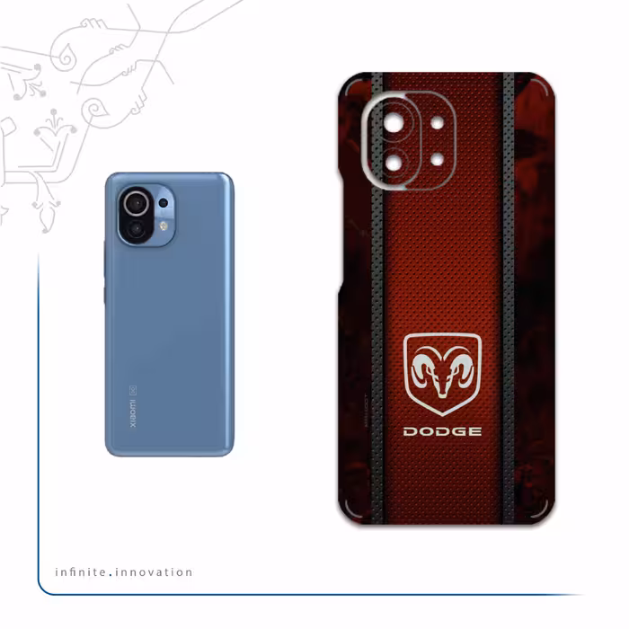 برچسب پوششی ماهوت مدل Dodge مناسب برای گوشی موبایل شیائومی Mi 11 5G