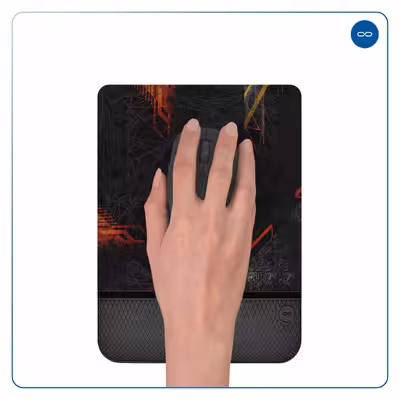 ماوس پد ماهوت مدل SML- Porsche-Logo