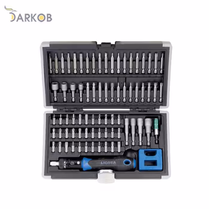 ست پیچ گوشتی تاشو 76 عددی لیکوتا مدل ABD-72001