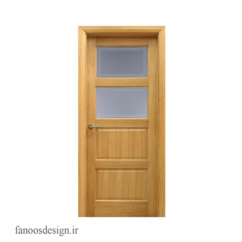 درب چوبی اتاق با روکش پلی وود کد 035
