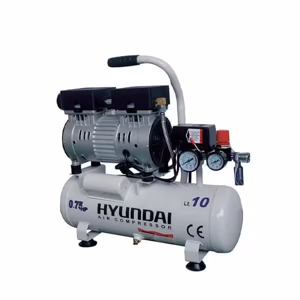کمپرسور هوا سایلنت 10 لیتری هیوندای مدل AC-1075