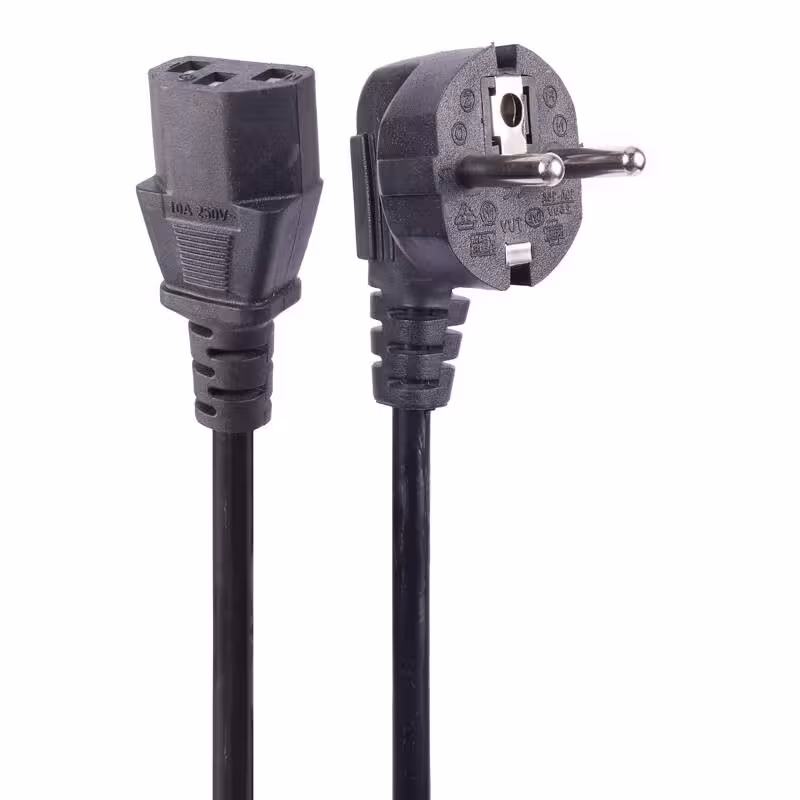 کابل برق سه پین منبع تغذیه کامپیوتر الون مدل EL-300 طول 3 متر | کالا مکس