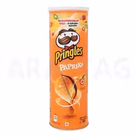 چیپس پرینگلز مدل Pringles paprika وزن 165 گرمی