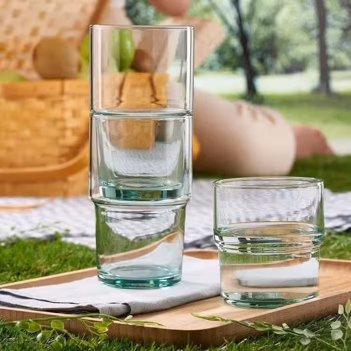 نیم لیوان پاشاباغچه طرح hill مدل 420945 بسته 4 عددی