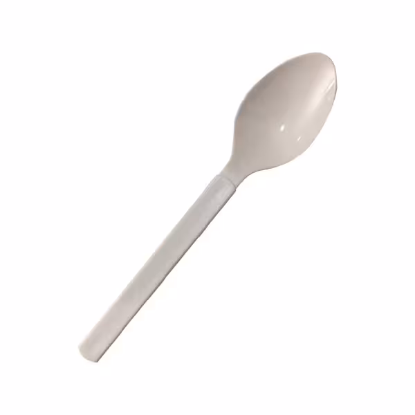 قاشق یکبارمصرف امپریال سفید کوشا بسته 25 عددی