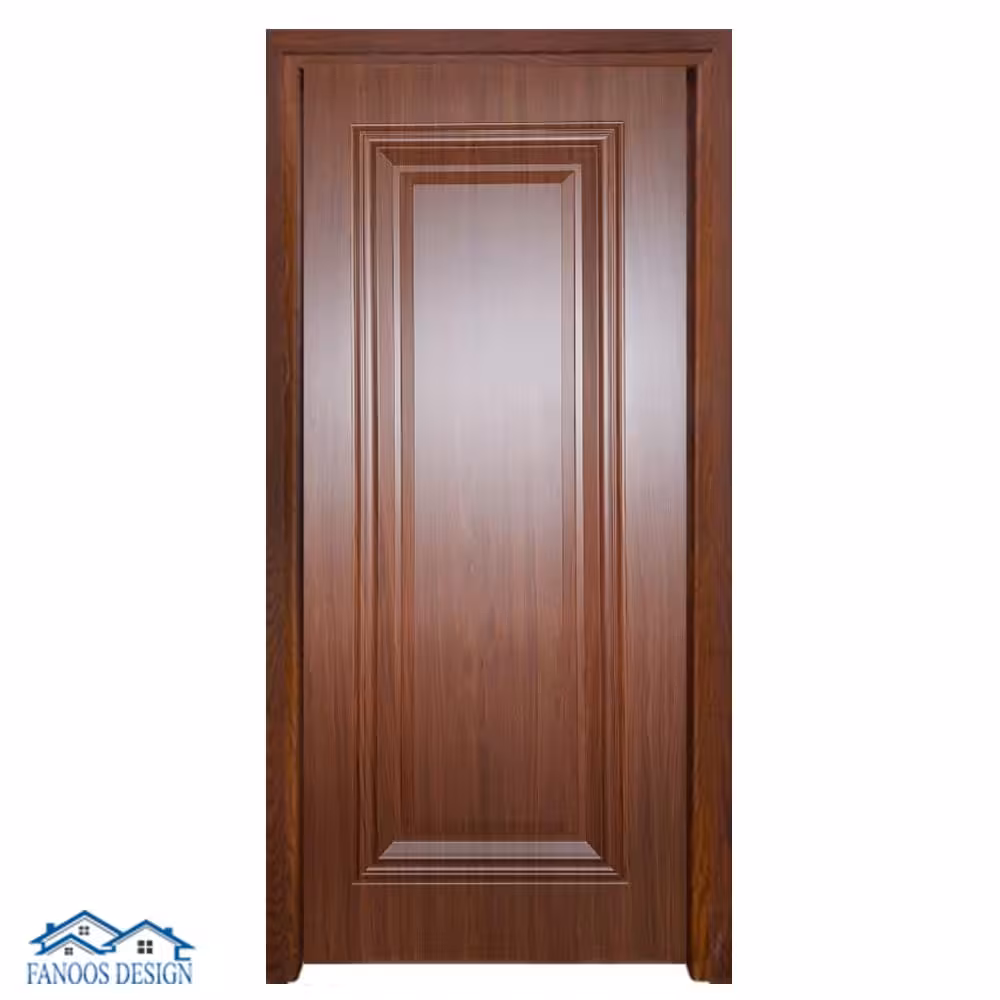 درب PVC روکش برجسته برای اتاق خواب کد 1418