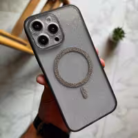 قاب گوشی آیفون طرح اکلیلی مشکی