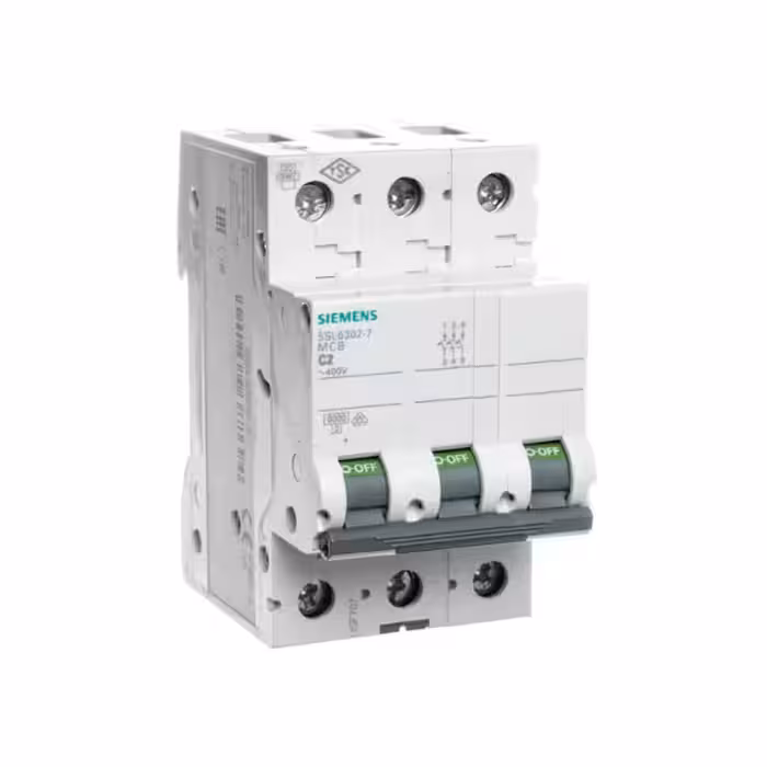 کلید مینیاتوری زیمنس 3 پل 40 آمپر، 6 کیلو آمپر 5SL6340-7