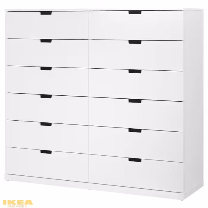 دراور 12 کشو مدل NORDLI | برند ایکیا | ارسال 5 روز کاری