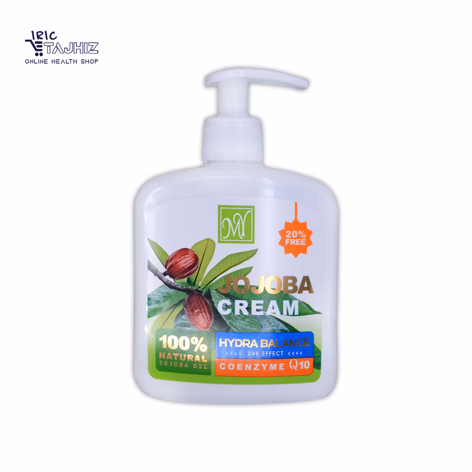 کرم مرطوب کننده پمپی دست و صورت جوجوبا مای My حجم 490 میلی لیتر