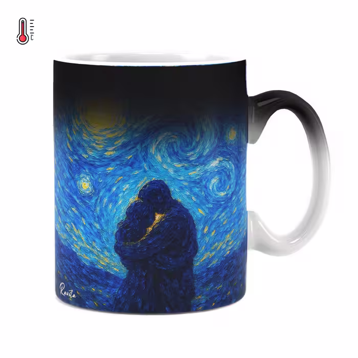 ماگ حرارتی راویتا طرح عاشقانه ونگوک Van Gogh Love کد 3814