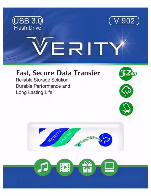 فلش مموری وریتی مدل V902 USB3 ظرفیت 32 گیگابایت