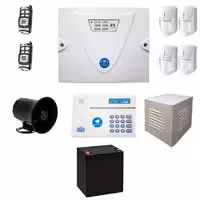 پک دزدگیر کلاسیک سیم کارتی – 4 چشمی ساده و ریموت برد بلند