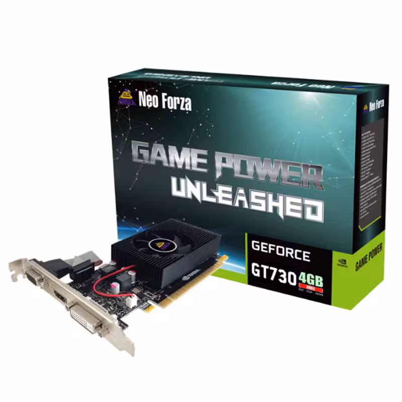 کارت گرافیک نئوفورزا مدل GeForce GT730 با ظرفیت 4 گیگابایت از نسل DDR3