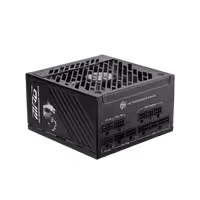 منبع تغذیه کامپیوتر MSI مدل MPG A1250GS PCIE5، با توان 1250 وات و استاندارد 80 Plus Platinum
