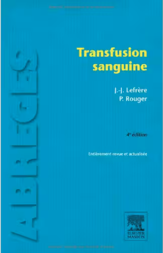 خرید و دانلود نسخه کامل کتاب Transfusion sanguine: POD