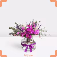 گلدان ارکیده و اکالیپتوس کد F65