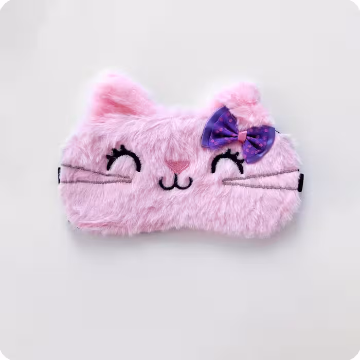 چشم بند گربه صورتی