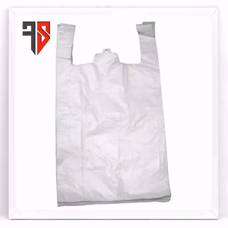 کیسه نایلکس دسته دار شیری 40×30 (25 کیلوگرمی)