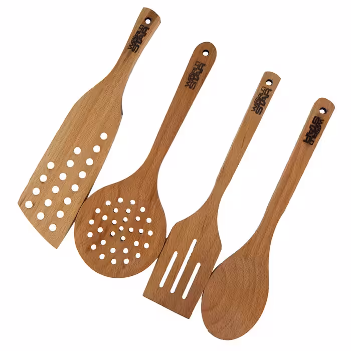 سرویس کفگیر و قاشق 4 پارچه وورداستار مدل A46