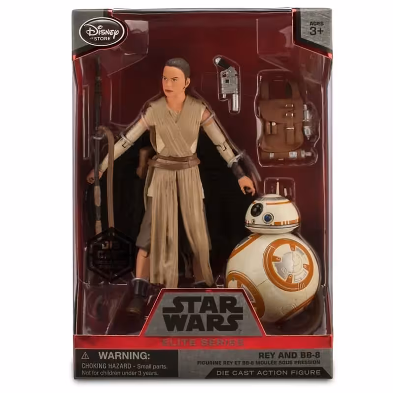 اکشن فیگور ری دیزی ریدلی و BB8 از فیلم ( جنگ ستارگان ) Rey Daisy Ridley and BB-8 برند دیزنی