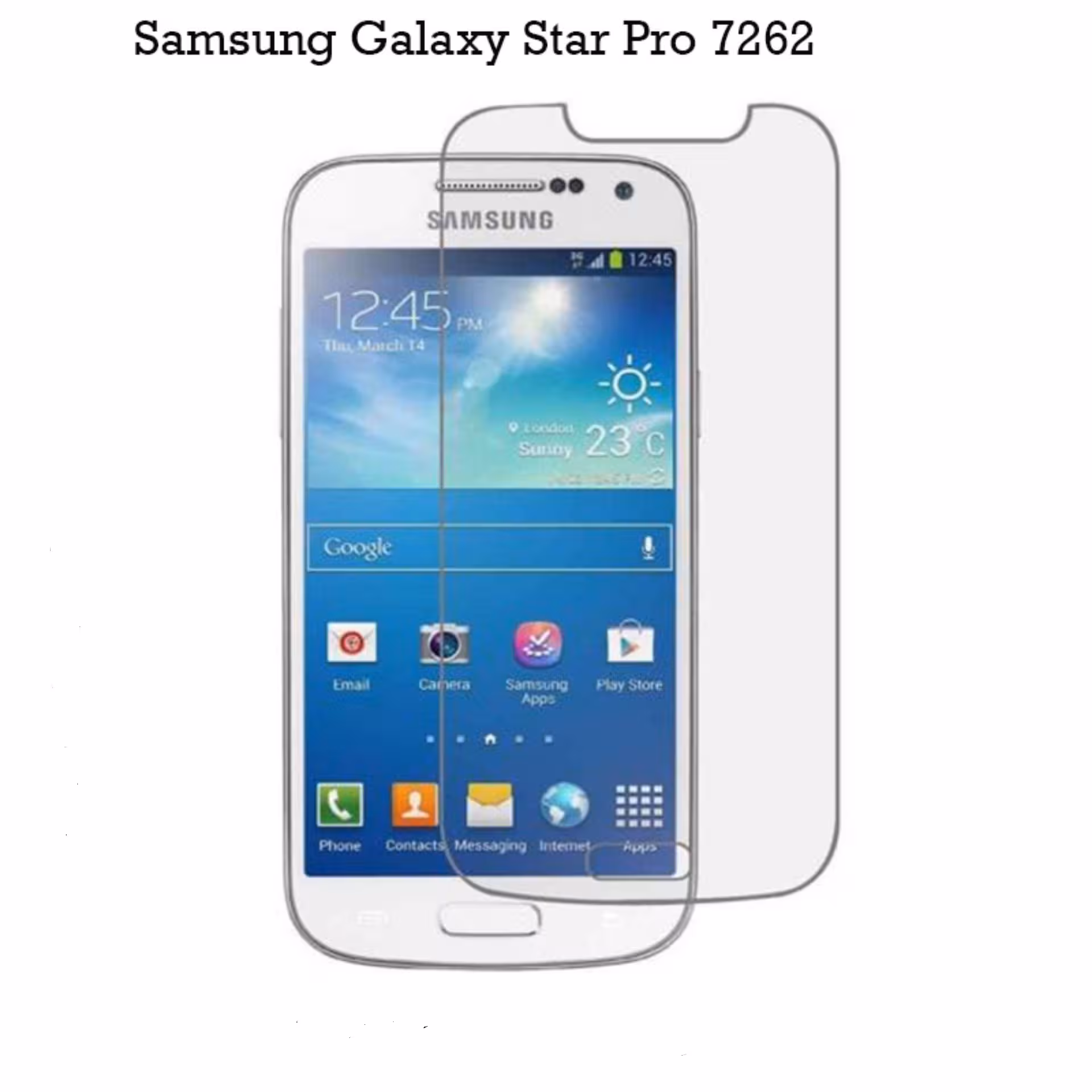 گلس Samsung Galaxy Star Pro S7262 شیشه ای Tempered Glass