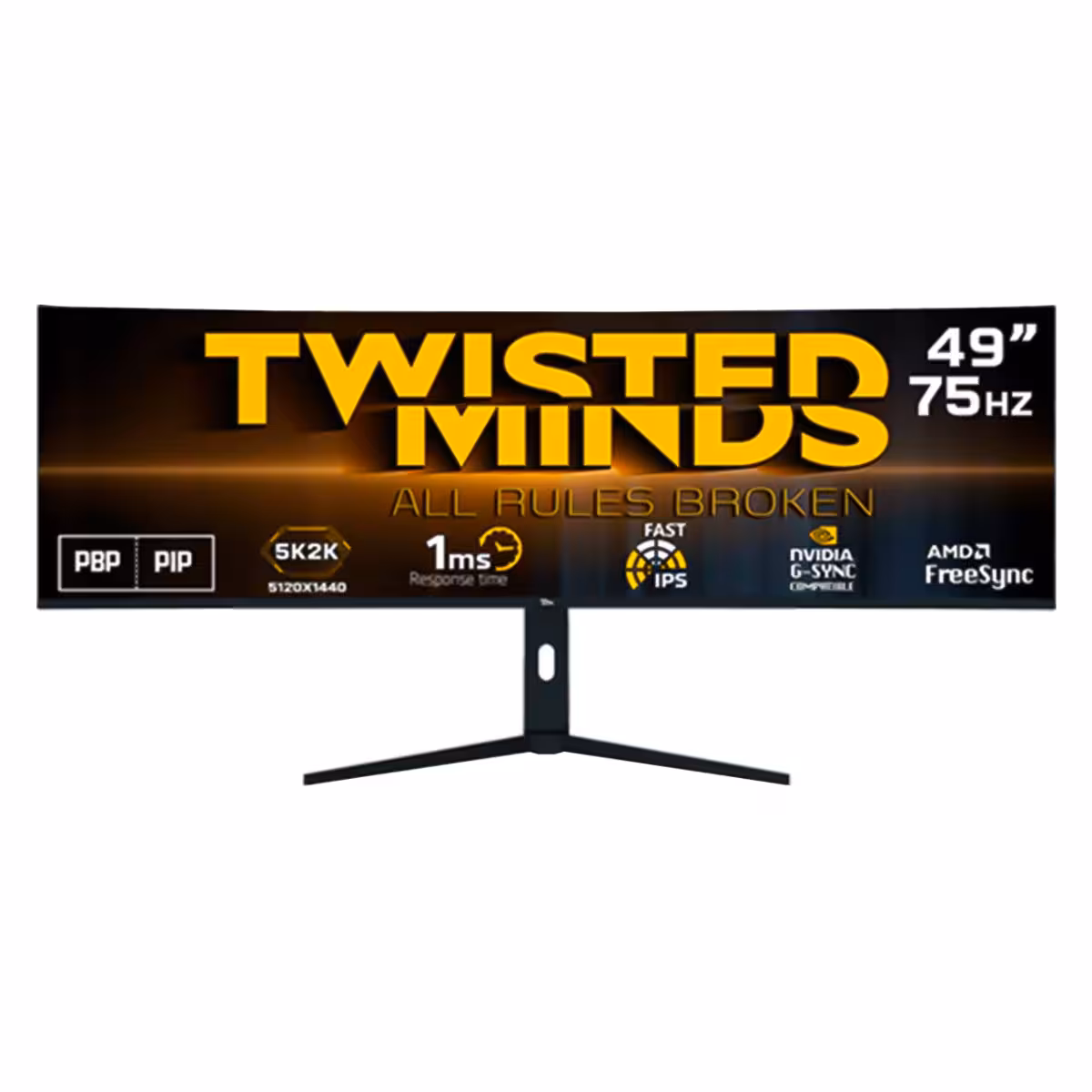 قیمت مانیتور توئیستد مایندز 49 اینچ مدل TM492K75IPS